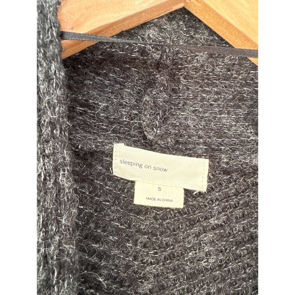 Sleeping on Snow Anthropologie Primula Cocoon Cardigan Womens S Gray Wool Blend - Picture 4 of 8